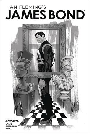 James Bond (2019) issue 5-B 1:10 Black & White Cover