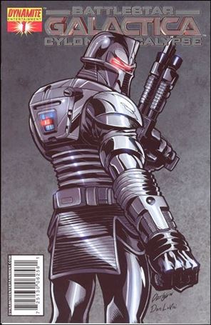 Battlestar Galactica: Cylon Apocalypse issue 1-E Pat Lee Silver Foil Cover with COA 1/155