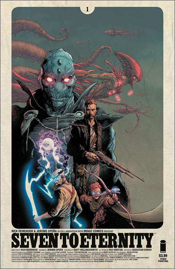 Seven to Eternity issue 1-F Jerome Opena Cover (3rd Printing)