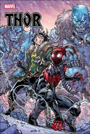 Thor (2020) issue 17-B Todd Nauck Miles Morales 10th Anniversary Cover