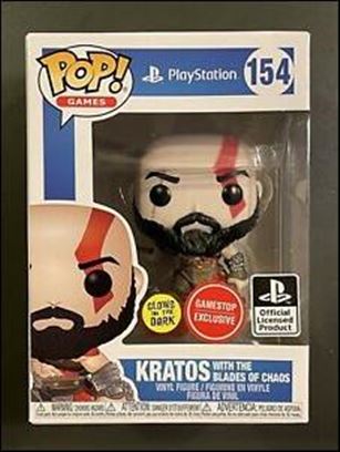POP! Games figure 154-B Kratos with the Blades of Chaos (GameStop Exclusiv