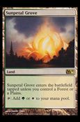 Magic the Gathering: 2011 Core Set (Base Set) card 228 Sunpetal Grove