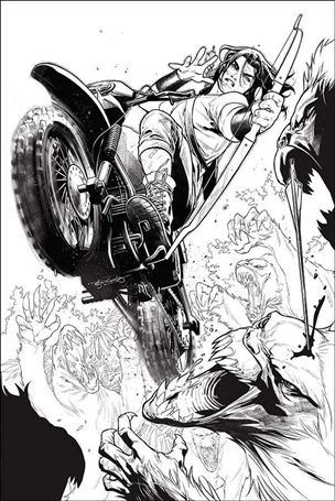Gung-Ho: Sexy Beast issue 3-F Stephen Segovia 1:20 Black & White Cover