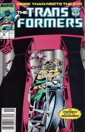 Transformers (1984) issue 46-B Newsstand Cover
