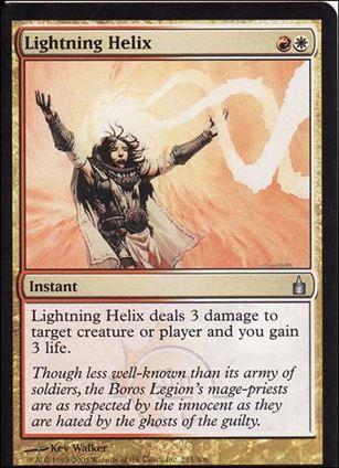 Magic the Gathering: Ravnica (Base Set)  card 213 Lightning Helix