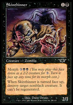 Magic the Gathering: Legions (Base Set) card 80 Skinthinner