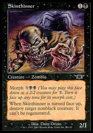 Magic the Gathering: Legions (Base Set) card 80 Skinthinner