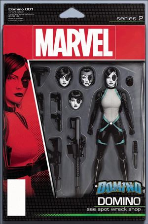 Domino (2018) issue 1-C John Tyler Christopher Marvel Action Figure Cover
