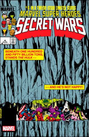 Marvel Super Heroes Secret Wars issue 4-E Facsimile Edition (2024) Foil Cover
