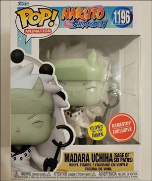 POP! Animation figure 1196 Madara Uchiha (Sage of Six Paths) GameStop GITD