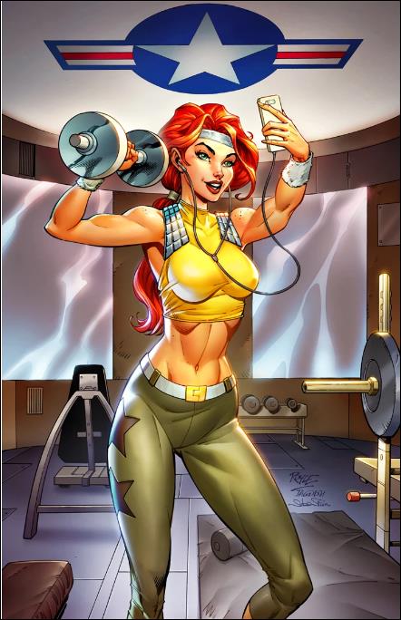 G.I. Joe: A Real American Hero issue 277-E John Royle KRS Comics Scarlett Cover