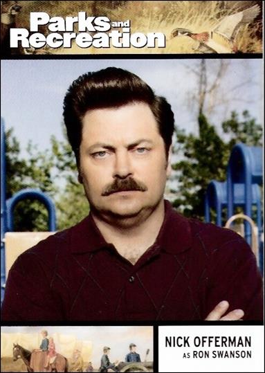 Parks and Recreation: Seasons 1 - 4 card 72 Nick Offerman as Ron Swanson