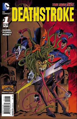 Deathstroke (2014) issue 1-B Kevin O'Neill Monsters of the Month Cover