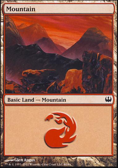 Magic the Gathering: Duel Decks: Knights vs. Dragons (Base Set) card 80 Mountain