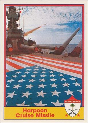 Operation Desert Shield (Base Set) card 66 Harpoon Cruise Missile
