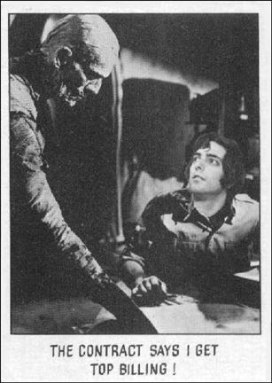 Creature Feature (Base Set) card 84 The contract says I get top billing!