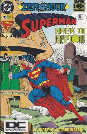 Superman (1987) issue 93-B DC Universe UPC (2nd Printing)