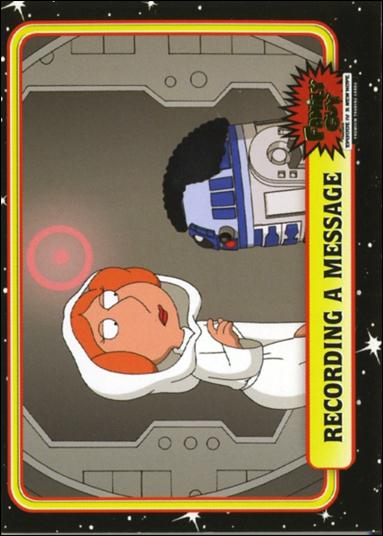 Family Guy Presents Episode IV A New Hope (Base Set) card 11 Recording a Message