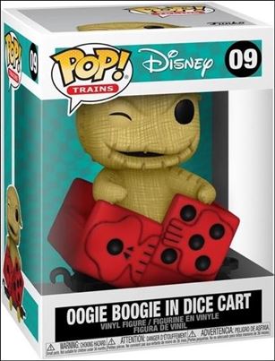 POP! Trains figure 9 Oogie Boogie in Dice Cart