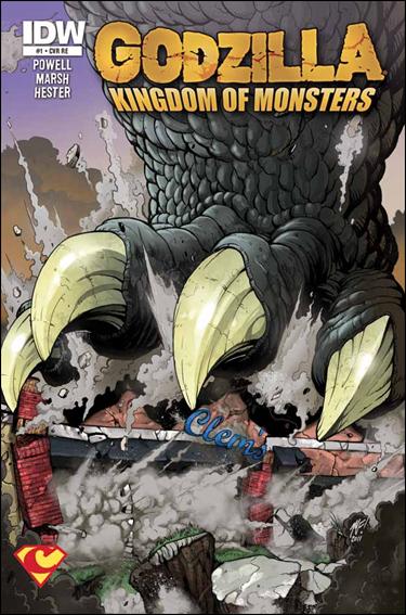 Godzilla: Kingdom of Monsters issue 1-MR Clem's Collectibles Cover 1/500
