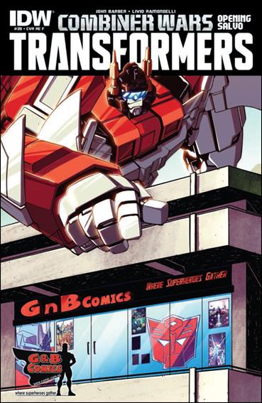 Transformers (2014) issue 39-I Travis Sengaus G & B Comics Cover