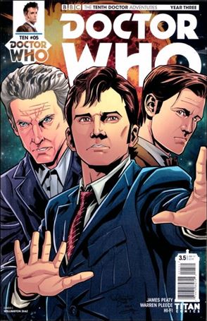 Doctor Who: The Tenth Doctor Year Three issue 5-C  Wellington Diaz Cover
