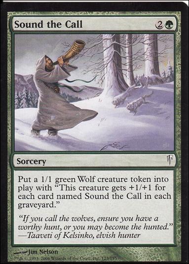 Magic the Gathering: Coldsnap (Base Set) card 123 Sound the Call