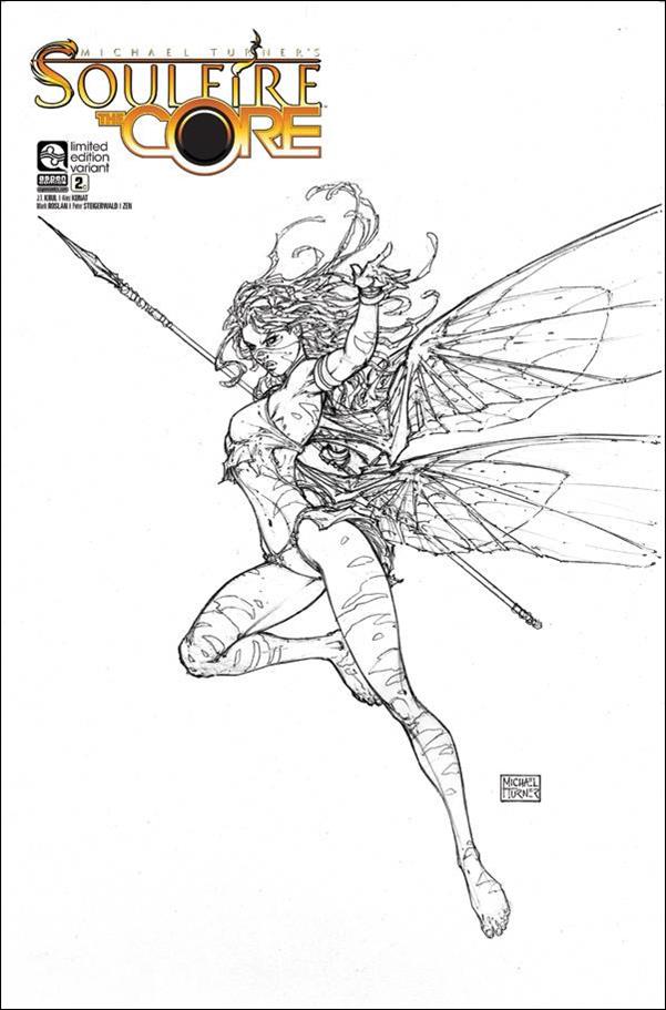 Soulfire: The Core issue 2-C Michael Turner Sketch Cover