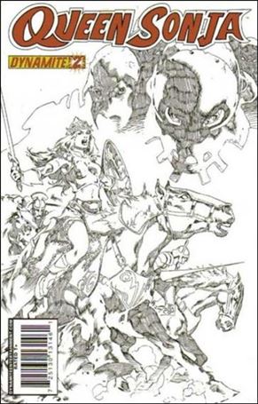 Queen Sonja issue 2-D Mel Rubi Sketch Cover