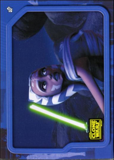 Star Wars: The Clone Wars Trading Card Stickers (Base Set) card 81 Ahsoka Stands Her Ground
