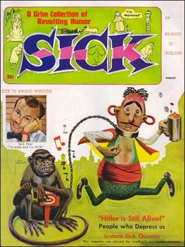 Sick (1960) issue 1 #1 Jack Parr Photo Cover