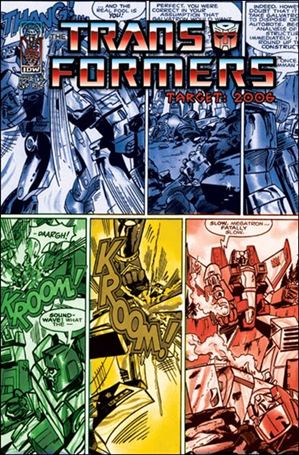 Transformers: Target 2006 issue 4-D Cardstock Retro Cover