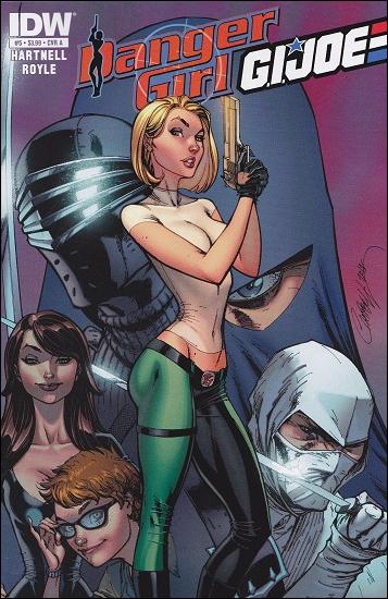 Danger Girl/G.I. Joe issue 5 Abbie Chase Group Cover