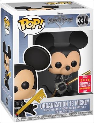 POP! Disney figure 334-D Organization 13 Mickey (Unhooded) 2018 Summer Con