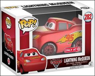 POP! Disney figure 282-B Lightning McQueen (Chrome) Target