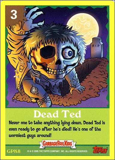 Garbage Pail Kids All-New Series 4 (Game Card Subset) card GPK8 Dead Ted
