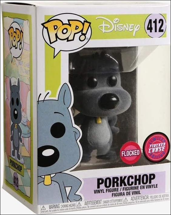 POP! Disney figure 412-B Porkchop (Flocked) Chase
