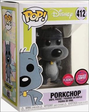 POP! Disney figure 412-B Porkchop (Flocked) Chase