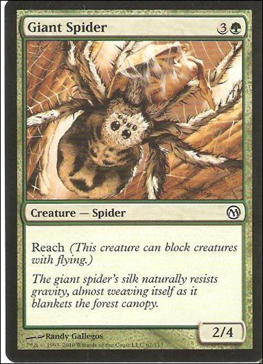 Magic the Gathering: Duels of the Planeswalkers (Base Set) card 67 Giant Spider