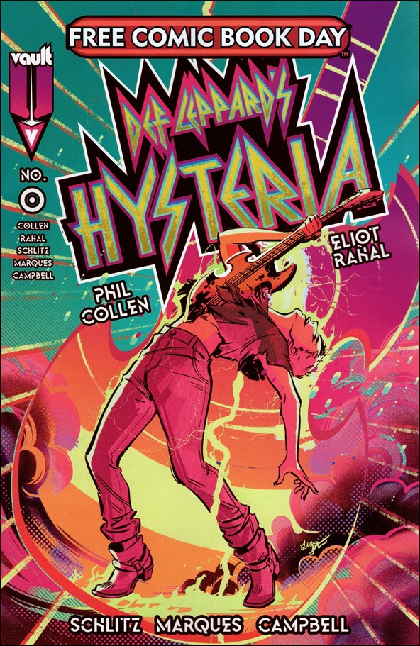 Def Leppard's Hysteria issue 0-C Lisa Sterle FCBD Cover
