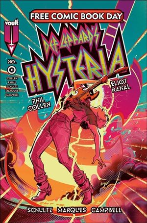Def Leppard's Hysteria issue 0-C Lisa Sterle FCBD Cover