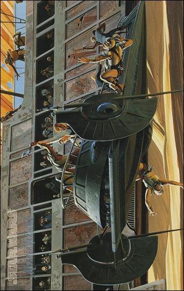 Star Wars MasterVisions (Base Set) card 34 Ralph McQuarrie - RotJ Production Painting