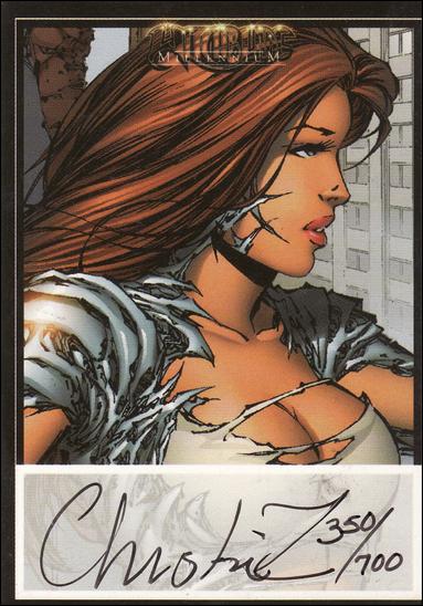 Witchblade Millennium (Autographed Cards Subset) card nn-2 Christina Z - Black Ink 1/700