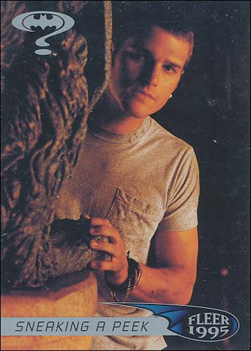 Batman Forever (Retail Base Set) card 74 Sneaking a Peek