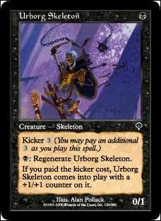 Magic the Gathering: Invasion (Base Set) card 134 Urborg Skelton