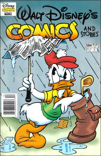 Walt Disney's Comics and Stories (1940) issue 594-B Marvel Cover