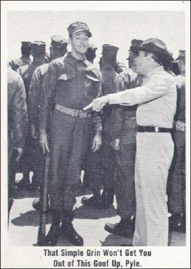 Gomer Pyle (Base Set) card 24 That Simple Grin Won't Get You Out of This Goof Up