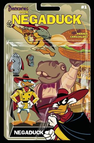Negaduck issue 1-E Jeff Parker Action Figure Cover