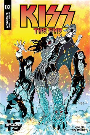 Kiss: The End issue 2-C Pasquale Qualano Cover