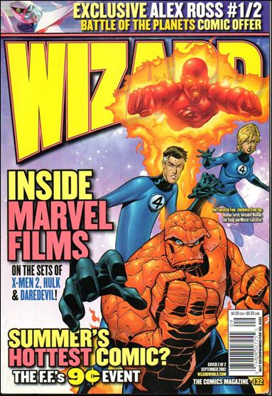 Wizard: The Comics Magazine issue 132-B Mike Wieringo Fantastic Four Cover